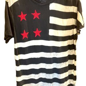 EUC-GUESS FLAG SHIRT